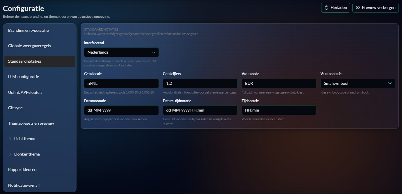 Administration: tenantbeheer op één plek overzicht screenshot placeholder