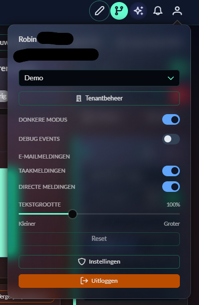 My account: jouw persoonlijke voorkeuren overzicht screenshot placeholder